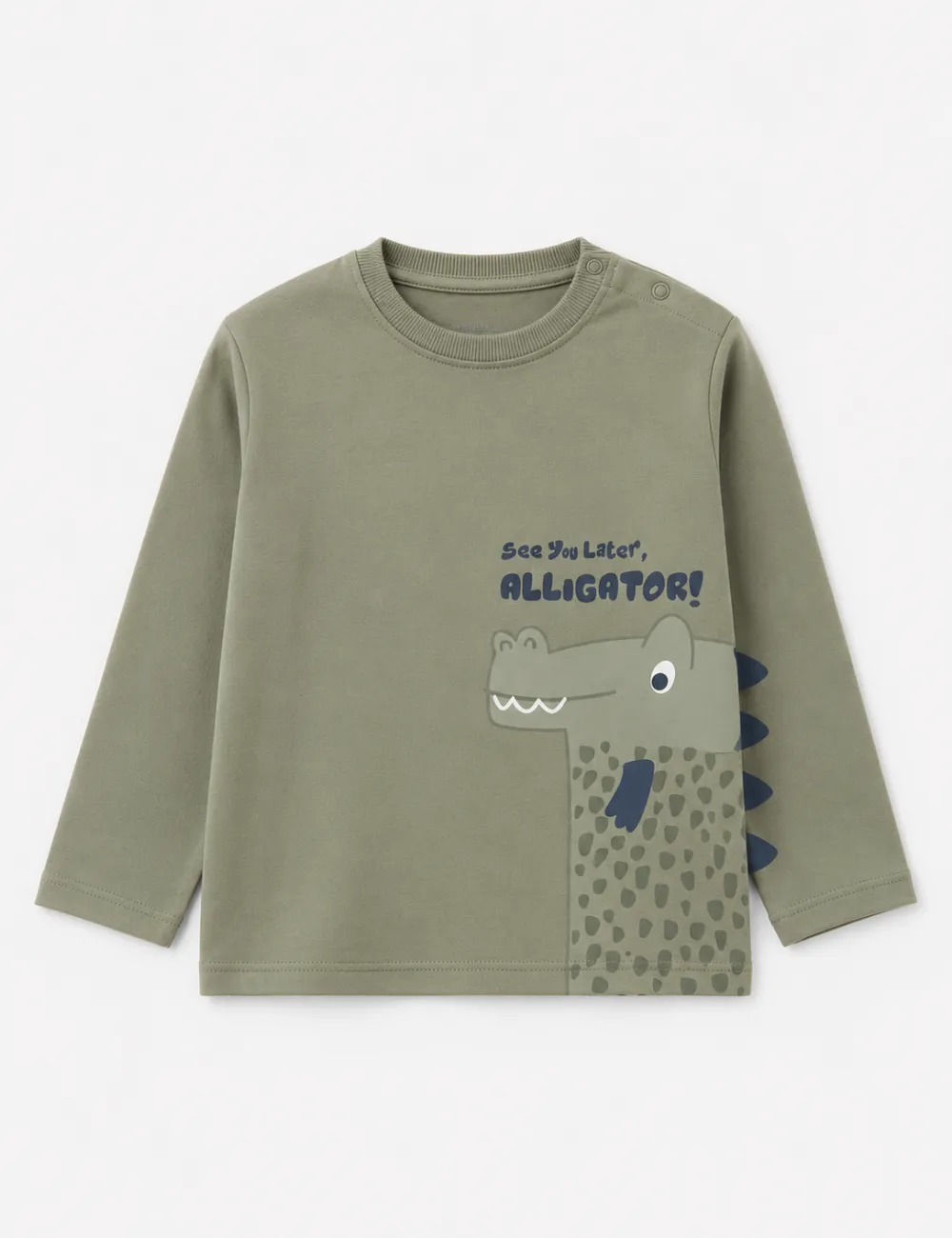 Alternative view of Camiseta Cocodrilo Matcha